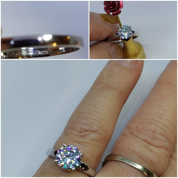 Moissanite Jewelry - Sweet Moissanite Ring